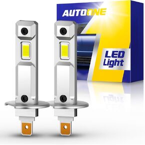 AUTOONE 912 921 LED Bulb Reverse Light Bulb 6500k White, 906 922 W16W T15 LED Backup Light Bulb, 2400LM 300% Brighter Mini Size Non-polarity CANBUS Error Free Plug and Play LED Light Bulb, Pack of 2