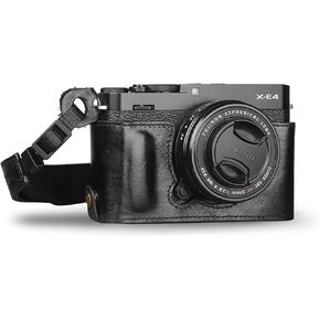 Megagear Mg1980 من أي وقت مضى جاهزة للكاميرا الجلدية الأصلية المتوافقة مع Fujifilm X Series X -E4 - Brown
