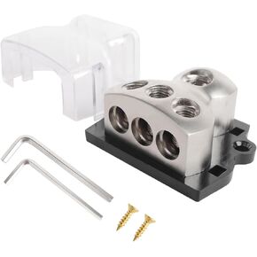 3 طريقة توزيع الطاقة كتلة السيارة الصوتية 1x 0 مقياس الإدخال / 3x 4 Gauge Output Ground Motter Block AMP للسيارات شاحنة القوارب البحرية ، 1pc in Kuwait