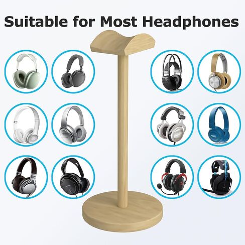 Universal Headphone Stand for Desk Hanger Holder Organizer Keeper Racks Storage Mount Gaming Headset Stand Premium Functional Craftmanship Headphone Stand Clear Standing in Saudi Arabia