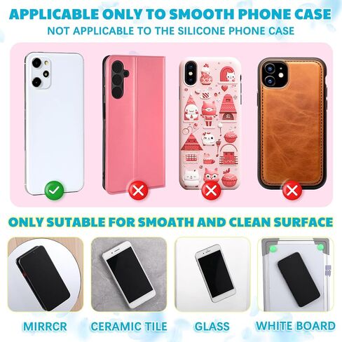 6 PCS HEART SILICONE SACTION PHONE CASE ، مزدوج قبضة الجهة المقبلة متعددة الأغراض كأس شفط. in Kuwait