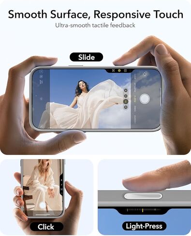 ESR for iPhone 16 Pro Case, Camera Control Compatible with MagSafe, Military-Grade Protective Case, Built-in Stash Stand Phone Case, Scratch-Resistant Back Cover, Classic Series, Clear in Kuwait