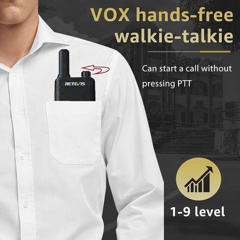 (3nd Gen RT22) Retevis B3S Walkie Talkie ، أجهزة الراديو ذات الاتجاهين المحمولة FRS ، مع سماعة الأذن ، شاشة Slim ، LCD ، شاحن متعدد الوحدات ، 1620 مللي أمبير ، قابلة لإعادة الشحن 2 Way Radio for Restaurant Boutique Store (6 حزمة) in Kuwait