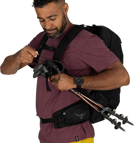 Osprey Talon 22L Men's Lightweight Hiking Backpack with Hipbelt, Phantom Grey/Dark Charcoal in Saudi Arabia