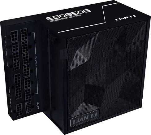 Lian Li Edge Series-1200W مزود الطاقة المعياري الكامل (يشمل محور المروحة)-تصميم Gold-ATX 3.0 ، 3.1-PCIE 5.1-L من أجل دعم مروحة FDB Dust Ramber Case-120MM حتى 4 جهاز USB-أسود (EG1200G. BH) in Kuwait