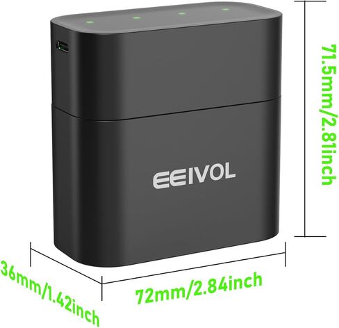 8 Pack Rechargeable AA Batteries & Fast Charger, 1.5V 3600mWh, Integrated Charging Box, 350mA, Long-Lasting Li-ion, Leak-Proof, IP67 Waterproof Design in Saudi Arabia