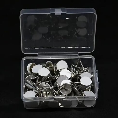 50 حزمة عاكسة لعلامات الممر ، 0.4 بوصة علامات عاكس عظمة عكس إبهام التوهج توهج في المسامير المظلمة لصيد المشي لمسافات طويلة البقاء على قيد الحياة في الهواء in Kuwait