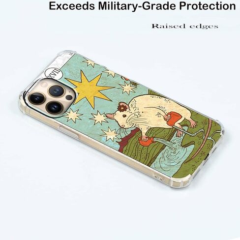 Case for iPhone 15 Pro Max with Renaissance Art Design,Cute Angel God Greek Mythology Painting Pattern Case,Clear Soft TPU Bumper Case,6.7"(Mythology,15pm) in Kuwait