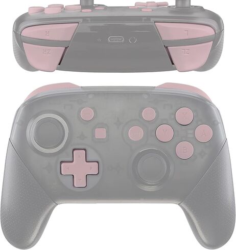eXtremeRate Matcha Green Repair ABXY D-pad ZR ZL L R Keys for Nintendo Switch Pro Controller, DIY Replacement Full Set Buttons with Tools for Nintendo Switch Pro Controller - Controller NOT Included in Saudi Arabia