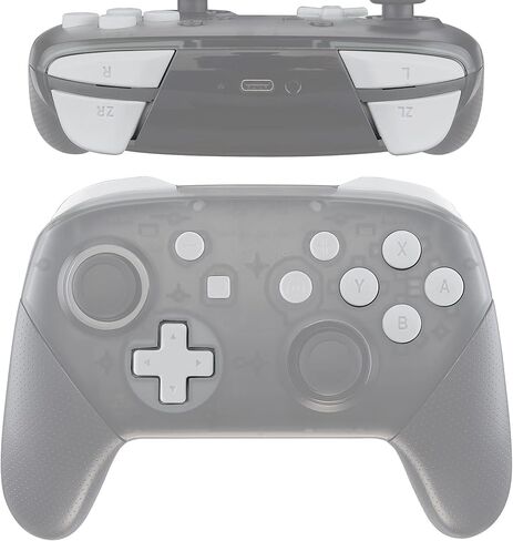 eXtremeRate Matcha Green Repair ABXY D-pad ZR ZL L R Keys for Nintendo Switch Pro Controller, DIY Replacement Full Set Buttons with Tools for Nintendo Switch Pro Controller - Controller NOT Included in Saudi Arabia