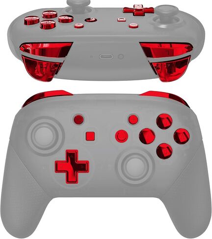 eXtremeRate Chameleon Green Purple Repair ABXY D-pad ZR ZL L R Keys for Nintendo Switch Pro Controller, DIY Replacement Full Set Buttons with Tools for Nintendo Switch Pro - Controller NOT Included in Kuwait