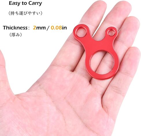 Triwonder Guyline الحبل ضابط الحبل توتر خيمة Guy Line Paracord Trainener Loop Alien Aluminium Sploy للتخييم المشي لمسافات طويلة in Kuwait