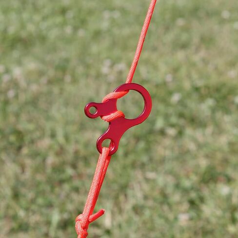 Triwonder Guyline الحبل ضابط الحبل توتر خيمة Guy Line Paracord Trainener Loop Alien Aluminium Sploy للتخييم المشي لمسافات طويلة in Kuwait