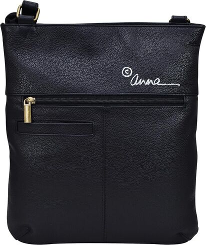Anna Anuschka Slim Crossbody Bag | Genuine Leather | Antique Hibiscus in Saudi Arabia