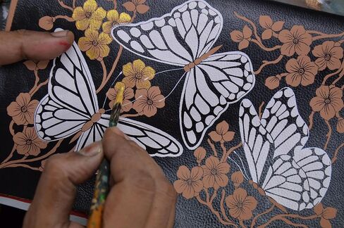 Anna Anuschka Slim Crossbody Bag | Genuine Leather | Antique Hibiscus in Saudi Arabia