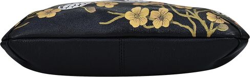 Anna Anuschka Slim Crossbody Bag | Genuine Leather | Antique Hibiscus in Saudi Arabia
