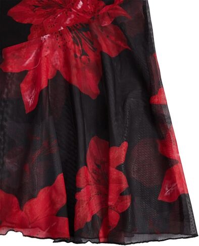 تنورة طويلة للسيدات من Verdusa بخصر عالٍ وطبعات زهور وحاشية مكشكشة وذيل السمكة in Kuwait