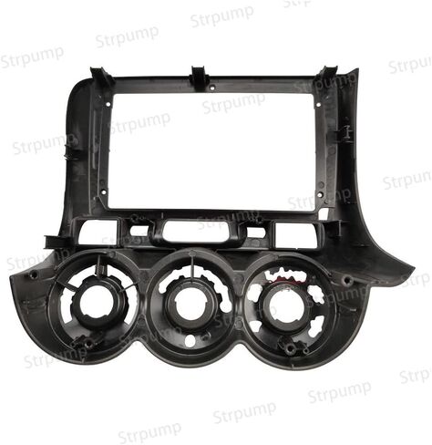 9'' Car Radio Stereo Dash Frame Fascia Bezel Panel with Power Harness Compatible for Honda Fit Jazz 2004 05 06 07 LHD Install Mount Kit in Kuwait