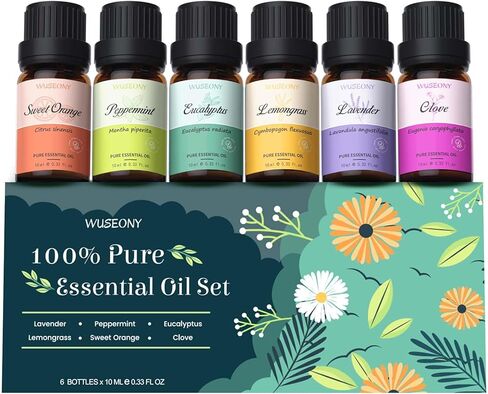 Classic Man Fragrance Oils Set, Mens Essential Oils Set - Pine, Sweet Tobacco, Bay Rum, Cologne, Copaiba, Sandalwood Candle Scents for Candle Making, Soap Making Supplies, Diffuser Oil Scents in Kuwait