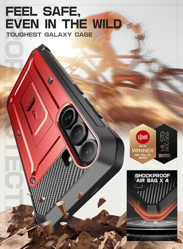Supcase for Samsung Galaxy S25 Plus مع Stand (Unicorn Beetle Pro) ، [2 إطارات أمامية] in Kuwait