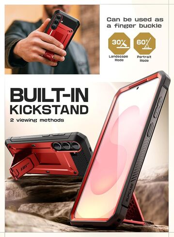 Supcase for Samsung Galaxy S25 Plus مع Stand (Unicorn Beetle Pro) ، [2 إطارات أمامية] in Kuwait