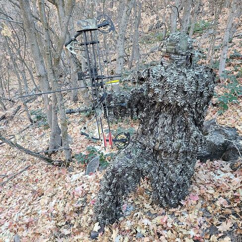 Mossy Oak Break-Up Camo Face Mask Rear Facing Hat for Hunting, Officially Licensed Camouflage in Kuwait