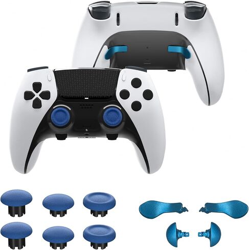 Replacement Thumbsticks for PS5 Edge Controller, 4 Back Paddles Triggers Buttons Accessories Kits, Replacement Parts Adjustable Height Analog Thumb Stick for PS5 Edge Controller in Kuwait