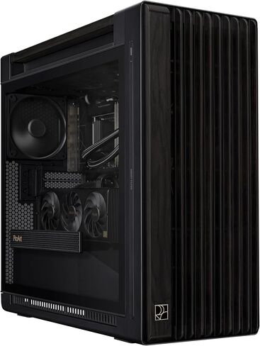 ASUS PROART PA401 WOOD EDITION ATX MID-AROWER CASE-الزجاج المقسى ، اللوحة الأمامية الخشبية المعتمدة من FSC ، معجبين مزدوج 160 مم ، قفل زر الطاقة وإعادة الضبط ، USB-C 20GBPS ، قوس PSU قابل للفصل in Kuwait