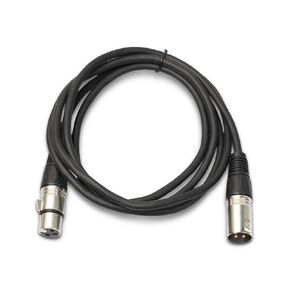كابل Awsyhom XLR إلى XLR، كابل ميكروفون XLR، سلك XLR ذكر إلى أنثى للميكروفون أو مكبر الصوت أو نظام PA، أسود (6FT/1.8M)