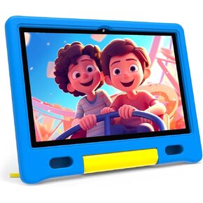 Tablet Apolosign Kids Tablet - Android 13 Tablet for Kids with Case ، شاشة 10.1 بوصة عالية الدقة ، تطبيقات تعليمية مثبتة مسبقًا ، أدوات التحكم الوالدية ، 32 جيجابايت ، هدية مثالية للأطفال (وردي)