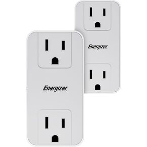 Energizer 5 Device Fast Charging Multi Place Wall Outlet Extender (2) AC Power Outlets (1) 20W PD Type C (2) USB A (3.1A Total Output)
