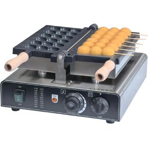 صانع Skewer Skewer التجاري ، 120 فولت 3-GRID NONCTICK الفقاعة الكهربائية آلة كرة الهراء ، وتسخين مزدوج الفولاذ المقاوم للصدأ الفقاعة