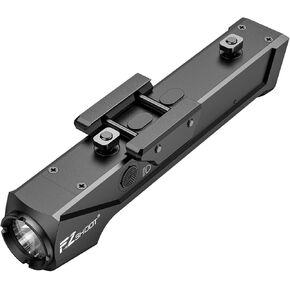 Ezshoot 1800 Lumens Rifle Laser Light Light Combo ، مصباح كهربائي قابل لإعادة الشحن متوافق مع Picatinny و M-rail ، شعاع ليزر خضراء مصباح تكتيكي مع دنيفنس المنزل ، والصيد