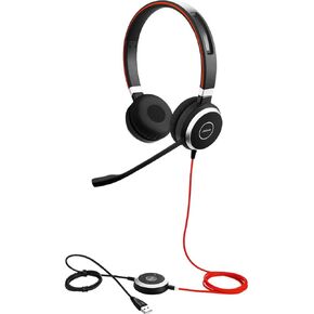 Jabra Evolve 75 UC Stereo Wireless Bluetooth Headsons / Music Headones بما في ذلك Link 370 (تعبئة التجزئة الأمريكية) ، Black (متجدد)