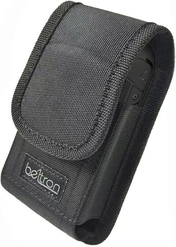 حقيبة جلدية عمودية من BELTRON لـ DuraXE Epic E4830، DuraXV Extreme E4810، DuraXE E4710، DuraXV LTE E4610، Sonim XP3، XP3plus الميزات: حلقة حزام شديدة التحمل، مشبك حزام معدني وإغلاق مغناطيسي مزدوج in Kuwait