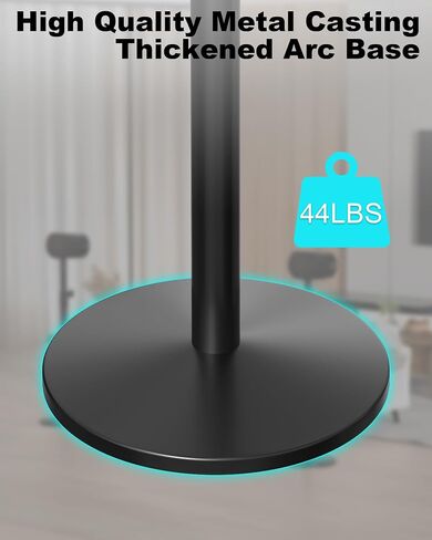 حامل مكبر صوت لشاشات الاستوديو اللاسلكية لحامل Sonos ERA 300 - زوج، ارتفاع قابل للتعديل حتى 47.24 بوصة، إعداد حامل مثالي لإدارة كبل حامل مكبر الصوت المحيطي (زوج) in Saudi Arabia