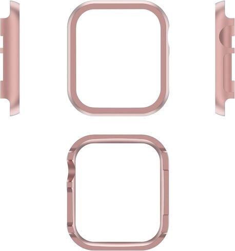 Metal Case Compatible with Apple Watch 38mm 42mm 40mm 44mm 41mm 45mm 49mm, Women Men Aluminium Full Coverage Bumper Protective Frame Cover Compatible with iWatch Ultra 2 1 Series 9 8 7 6 5 4 3 2 1 SE in Kuwait