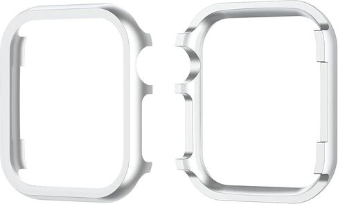 Metal Case Compatible with Apple Watch 38mm 42mm 40mm 44mm 41mm 45mm 49mm, Women Men Aluminium Full Coverage Bumper Protective Frame Cover Compatible with iWatch Ultra 2 1 Series 9 8 7 6 5 4 3 2 1 SE in Kuwait