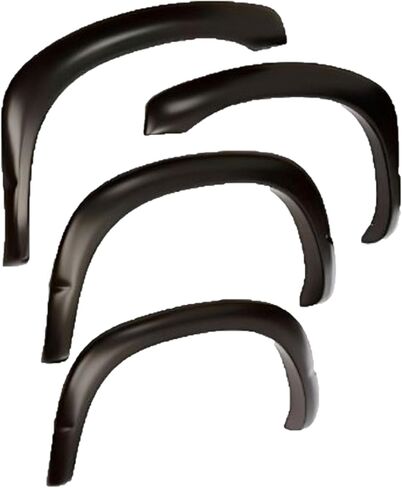 Bushwacker Extend-A-Fender Extended Front & Rear Fender Flares | 4-Piece Set, Black, Smooth Finish | 50931-02 | Fits 2019-2022 Dodge RAM 2500, 3500 in Saudi Arabia