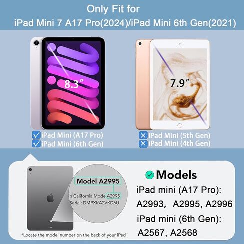 CCMAO IPAD MINI 5 CASE 2019 ، IPAD MINI 4 CASE 2015 ، غطاء حماية هجينة مقاوم للصدمات الثقيلة لجيل iPad Mini 5/4th 7.9 بوصة ، للأطفال للأطفال ، الأرجواني+الأخضر in Kuwait