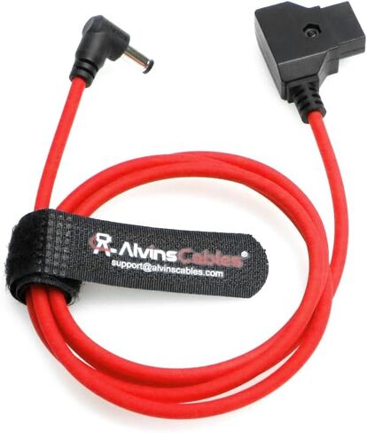 كابلات Alvin DTAP إلى DC Cable Cable for Atomos Ninja V ، D-TAP إلى 2.1 DC كابل الطاقة الأيمن للزاوية اليمنى لمساعدة التصميم الأسود ، Smallhd 702 ، لشاشة FW568 FW568 ، Ultra Soft in Kuwait