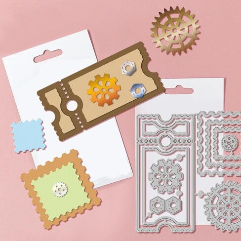 GLOBLELAND Folders Slides Stamps Films Cutting Dies for Card Making Metal Picture Folder Die Cuts Cutting Dies Templates for Scrapbooking Journal Embossing Paper Craft Decor in Saudi Arabia
