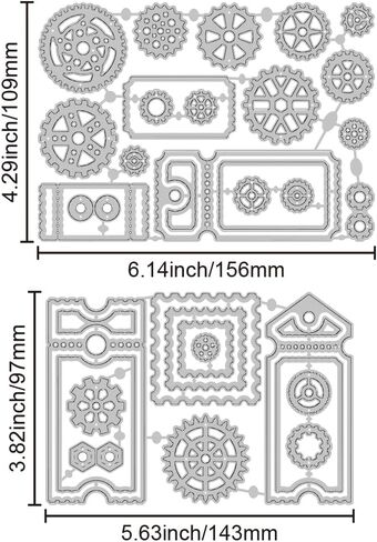 GLOBLELAND Folders Slides Stamps Films Cutting Dies for Card Making Metal Picture Folder Die Cuts Cutting Dies Templates for Scrapbooking Journal Embossing Paper Craft Decor in Saudi Arabia