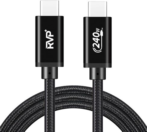 كابل USB C 90 درجة (2Pack ، 240W ، 3ft) ، النوع C من النوع C كابل ، PD 3.1 كابل الشحن السريع لأسفل لأسفل in Kuwait