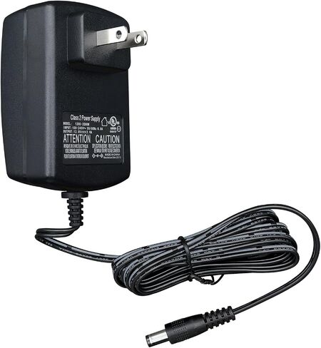 12V 2A 10ft Long AC Adapter Charger Replacement with 8 Tips, Regulated 12 Volts 2000mA Power Supply Cord for LED Strip Light, CCTV Camera, BT Speaker, GPS, Webcam, Router, DC 12V Transformer-UL FCC in Kuwait