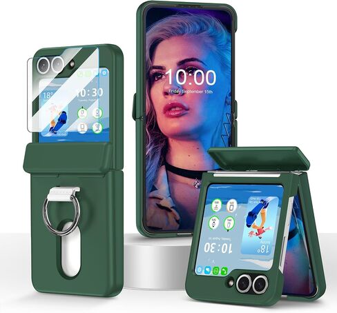 تم تصميمه لحالة محفظة Samsung Galaxy Z Flip 6/5 ، وقم بتقليب 6/5 محفظة مع حامل البطاقة وحامي الشاشة وحماية المفصلات مقاومة للصدمة. in Kuwait