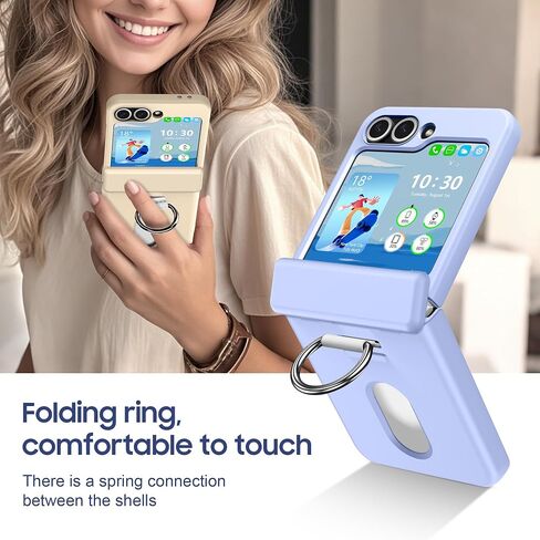 تم تصميمه لحالة محفظة Samsung Galaxy Z Flip 6/5 ، وقم بتقليب 6/5 محفظة مع حامل البطاقة وحامي الشاشة وحماية المفصلات مقاومة للصدمة. in Kuwait