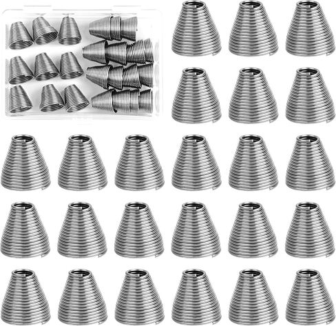 OROOTL Ballyhoo Bait Springs, 24pcs Stainless Steel Bait Rigging Springs for Ballyhoo Rigs Saltwater Ballyhoo Bait Accessories for Offshore Trolling Fishing Size L in Kuwait