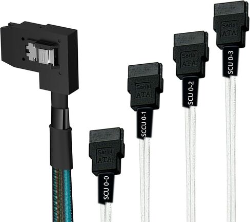 mSAS Cable SFF-8644 to SFF-8644 for SAS/RAID Controllers, HDD, Backplanes and Server, 200 in. in Kuwait