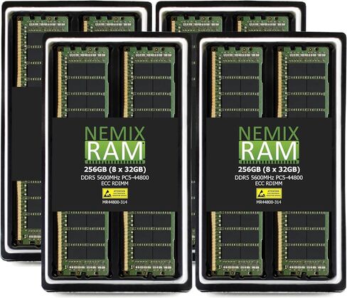 NEMIX RAM 384GB (12x32GB) DDR5 5600MHz PC5-44800 1RX4 in Kuwait